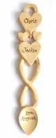 Two Hearts in One Love Spoon (Light) - 004b