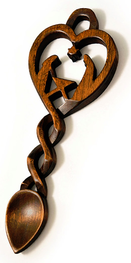 Christmas Gifts - Welsh Love Spoons