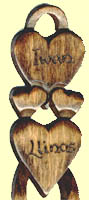 Engraving Welsh Love Spoons